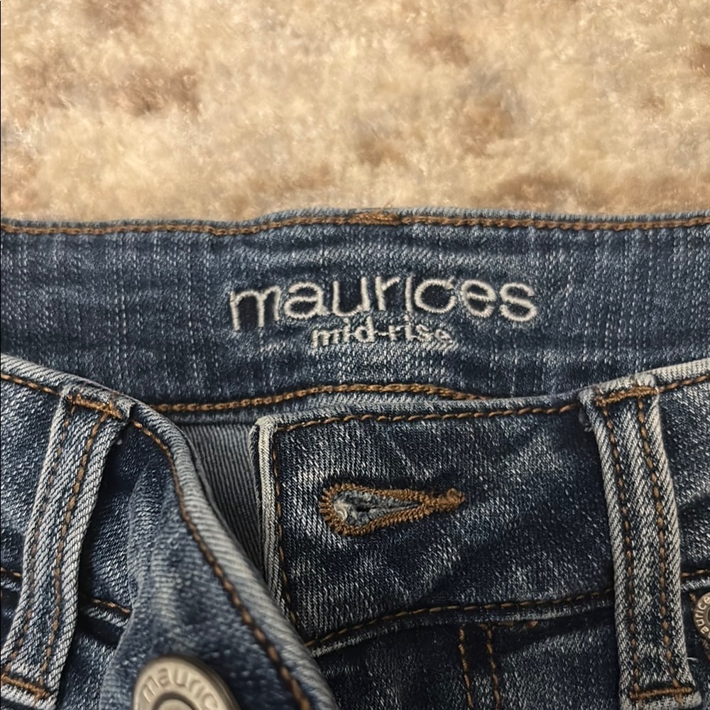 Women’s Maurices Mid-Rise Blue Jeans size 2